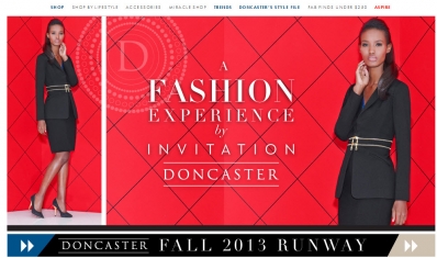 Fatima Siad
For: Doncaster Winter 2013 Collection
