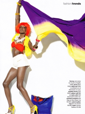 Eboni Davis
Photo: Neil Kirk
For: Glamour South Africa, November 2012
