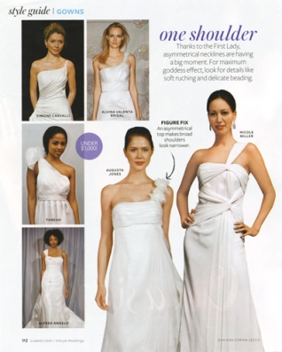 Atalya Slater
For: InStyle Weddings Magazine,  Summer 2009
