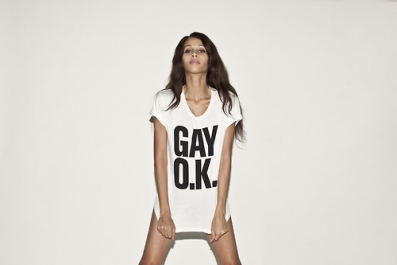 Isis King
For: American Apparel
