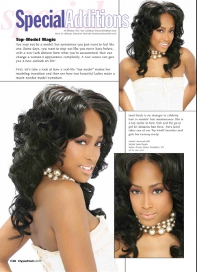 Keenyah Hill
Photo: Eric von Lockhart
For: Hype Hair Magazine, Fall 2006
