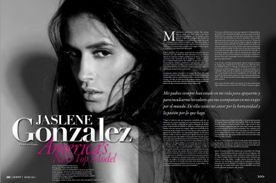 Jaslene Gonzalez
Photo: Philippe Reynaud 
For: Latino Show Magazine, Sept/Oct 2012
