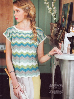 Lauren Brie Harding
For: Vogue Knitting, Spring/Summer 2012
