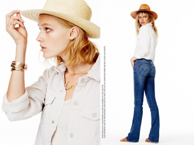 Leila Goldkuhl
For: Mother Denim Splash 2016 Lookbook
