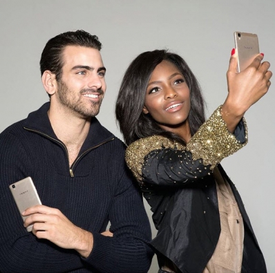 Nyle DiMarco and MamÃ© Adjei
For: Oppo Mobile
