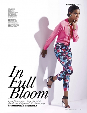 Eboni Davis
Photo: Nick Boulton
For: Real Magazine South Africa, November 2012
