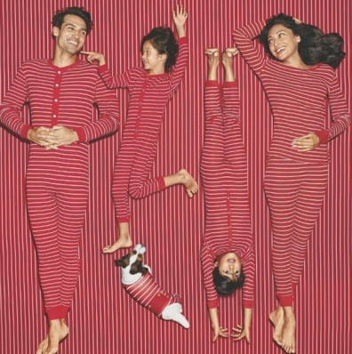 Leslie Mancia
For: Target | Red Stripe Family Sleep Collection
