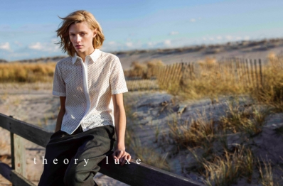 Leila Goldkuhl
For: Theory Luxe S/S 2016
