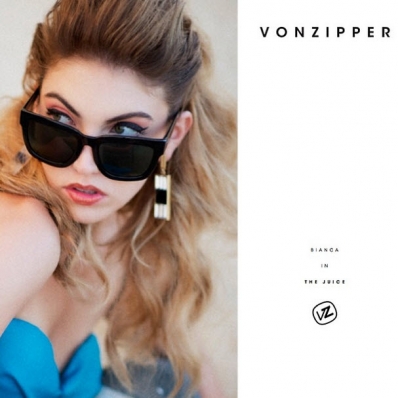 Bianca Alexa
For: Von Zipper Sunglasses
