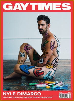 Nyle DiMarco
Photo: Taylor Miller
For: Gay Times, July 2018
