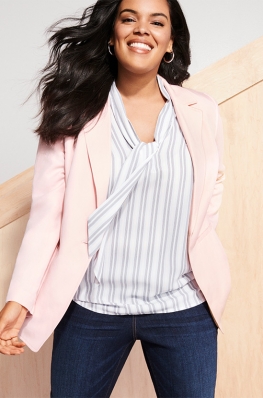 Yvonne Powless
For: Loft Plus, February 2019 Lookbook
