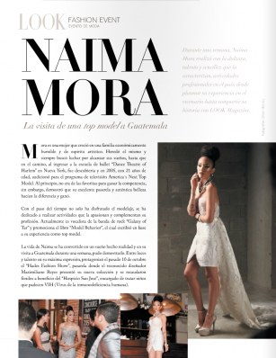 Naima Mora
For: Look Magazine Guatemala NÂ° XI
Photo: Oliver Monroy
