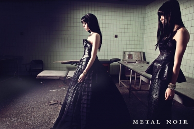 Raina Hein and Hannah Jones
Photo: Graphics Metropolis
For: Metal Noir, 2014 Campaign
