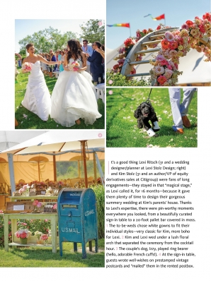 Kim Stolz
For: Gay Weddings from The Knot Magazine, Issue 3
Photo: Fred Marcus Studio
