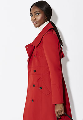 MamÃ© Adjei
Photo: Linda Shakesby Photography
For: Karen Millen A/W 17 Coat Collection 
